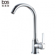 鍍鉻滾珠冷熱廚房龍頭